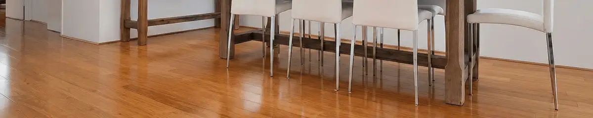 Professionally installed and refinished bamboo flooring in a residential home, showcasing smooth finish and natural wood tones in Orlando, FL