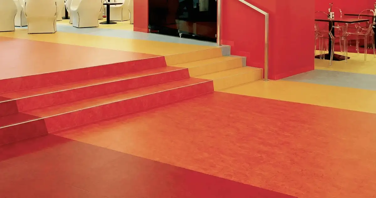 Snack bar with beautiful professionally installed linoleum flooring in Orlando, FL